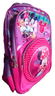 Mochilas Primaria con Luz (3 cierres y 2 bolsillos laterales)